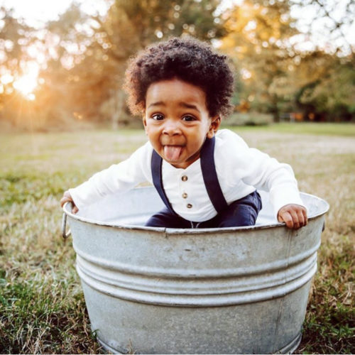 baby boy first birthday photo